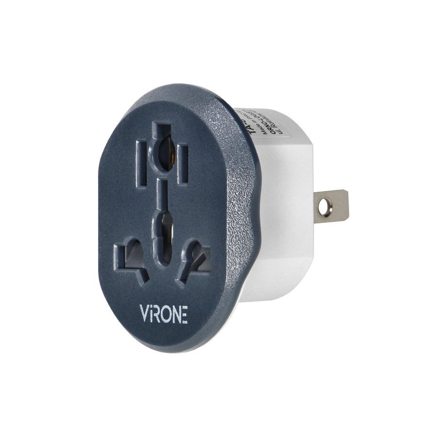 Travel adapter - Go to USA, 110-230V/10A universal socket, American plug (type A,B)